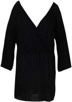 Thumbnail for your product : boohoo Plus Off Shoulder Wrap Knitted Dress