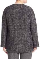 Thumbnail for your product : Max Mara Plus Mottled Virgin Wool Blend Jacket