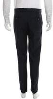 Thumbnail for your product : Alexander McQueen Wool Flat Front Pants
