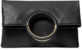 Thumbnail for your product : MICHAEL Michael Kors Large Rosie Foldover Leather Ring Clutch