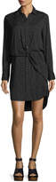 Thumbnail for your product : Rag & Bone Lucas Speckled-Print Button-Front Collared Shirtdress