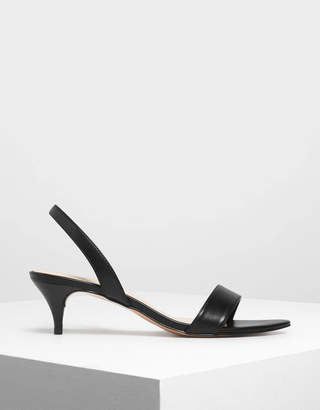 black kitten heel sandals uk