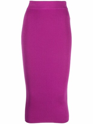 Tom Ford Ribbed-Knit Pencil Skirt