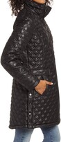 Thumbnail for your product : Halogen Hooded Diamond Quilted Coat
