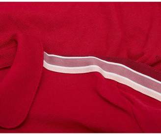 Lacoste Peter Pan Collar Striped Dress Colour: RED, Size: Age 4