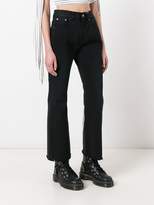 Thumbnail for your product : MM6 MAISON MARGIELA cropped flared jeans