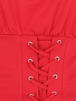 Thumbnail for your product : Jane Norman Corset Batwing Top