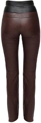 ZEYNEP ARCAY Bicolor Leather Pants
