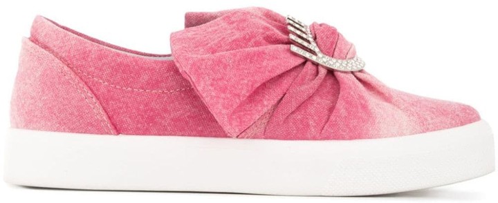 tennis shoes with bows