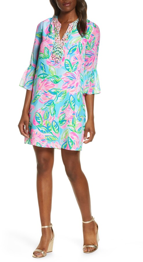lilly pulitzer elenora silk dress