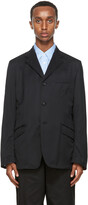 Thumbnail for your product : Comme des Garçons Homme Black Wool Blazer