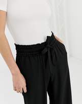 Thumbnail for your product : Pimkie wide leg trousers in black