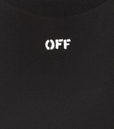 Thumbnail for your product : Off-White Logo stretch-jersey dress