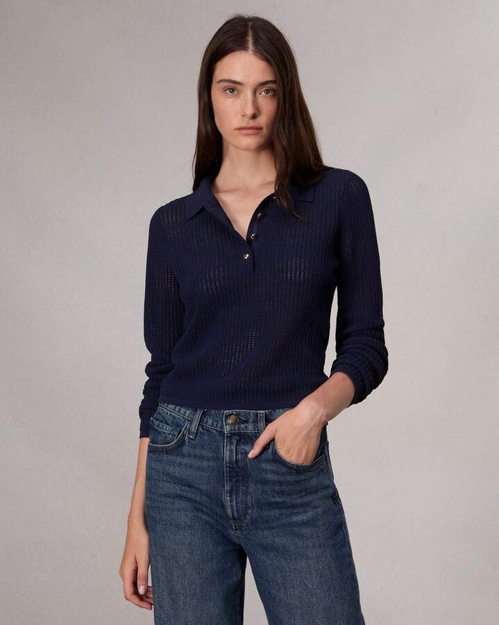 Rag & Bone Viola Polo Sweater