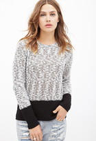 Thumbnail for your product : Forever 21 Colorblocked Scoop Neck Sweater