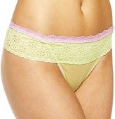 Thumbnail for your product : JCPenney Cosmopolitan Ornamented Lacy Thong Panties