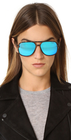 Thumbnail for your product : Le Specs Cousteau Mirrored Sunglasses