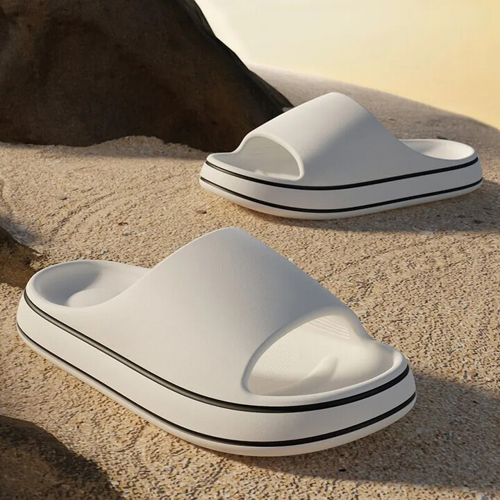 None Summer Cool Women Men Slippers Soft Sandals Women Beach Casual Shoes Light EVA Slides Brand Sandals Outdoor