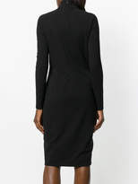 Thumbnail for your product : Givenchy turtle-neck fitted midi dress