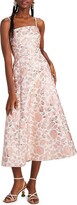 Thumbnail for your product : Kate Spade Floral Bud Brocade Midi-Dress