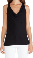 Thumbnail for your product : Halston Draped Back Cowl Neck Top
