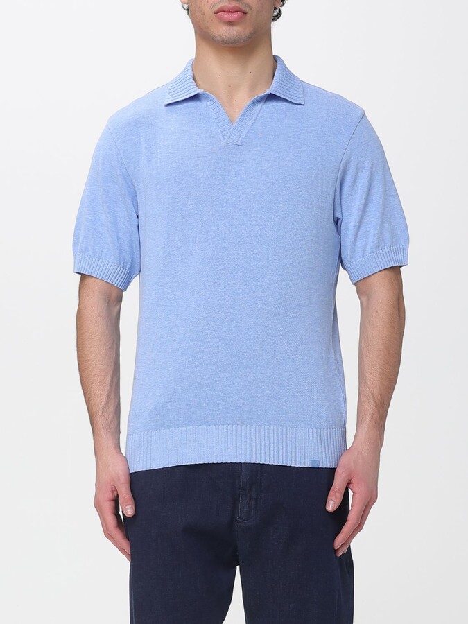 Paul & Shark Polo Shirt Men color Gnawed Blue
