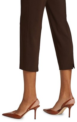 Piazza Sempione Audrey Tropical Wool Cropped Pants