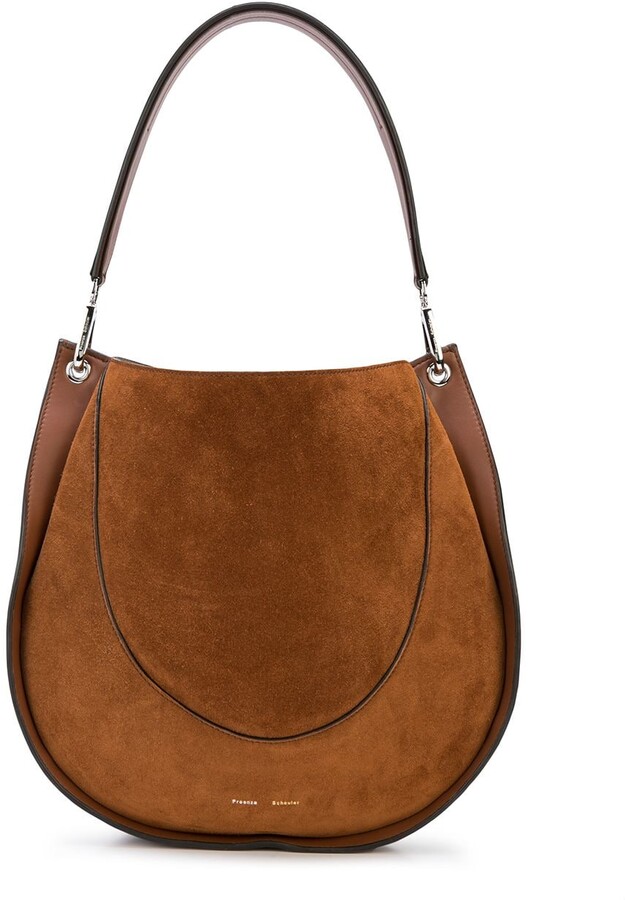 suede satchel bag