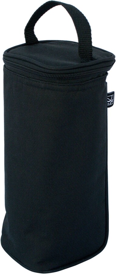 J L Childress Breastmilk Cooler & Baby Bottle Bag, Insulated Leak Proof, Ice Pack Included, Single in Black