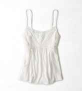 Thumbnail for your product : Babydoll AEO Crocheted Mesh Tank