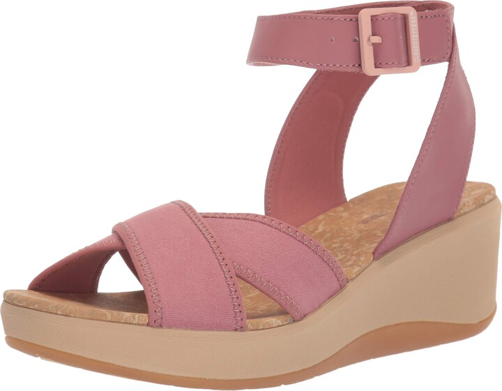 clarks sandals purple