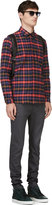 Thumbnail for your product : Markus Lupfer Red Plaid Flannel Shirt