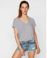 Thumbnail for your product : Express one eleven striped v-neck london tee