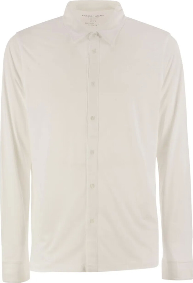 Long-Sleeved Button Shirt