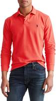 Thumbnail for your product : Polo Ralph Lauren Custom Slim Fit Mesh Long Sleeve Polo
