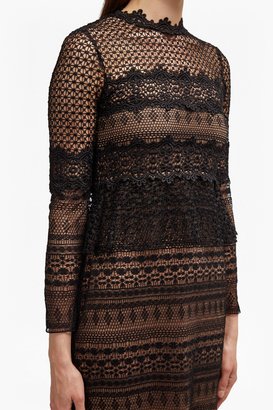 French Connection Petra Lace Beau Midi Dress