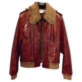 Thumbnail for your product : Christian Dior Brown Fur Biker jacket