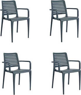 Orren Ellis Aquil Stacking Patio Dining Armchair