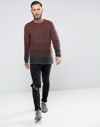 ONLY & SONS Ombre Knitted Sweater