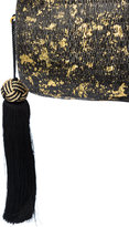 Thumbnail for your product : Kayu metallic effect tassel clutch bag