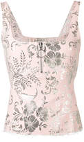 Thumbnail for your product : Marques Almeida sleeveless floral top