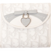 Thumbnail for your product : Christian Dior White Leather Wallet
