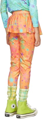 Collina Strada SSENSE Exclusive Kids Orange Ruffle Trousers