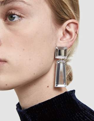 Rachel Comey Beam Geometric Earrings in Clear