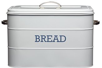 Kitchen Craft Living Nostalgia" Bread Bin, Grey, 34 x 21.5 x 25 cm