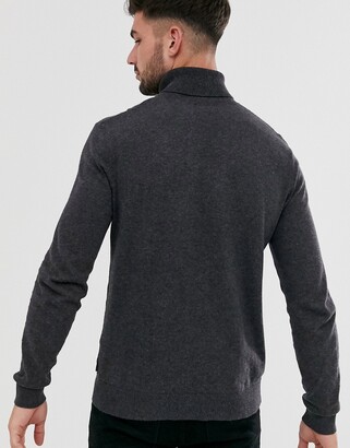 Jack and Jones Essentials knitted roll neck sweater