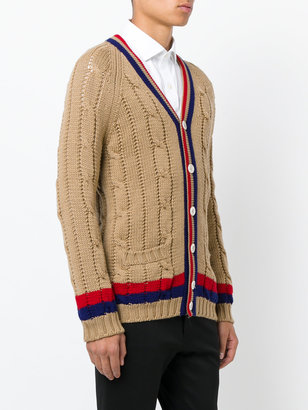 Gucci cable knit cardigan