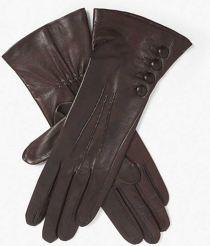 Helene Ladies Cashmere Lined Hairsheep Leather Gloves Dents 