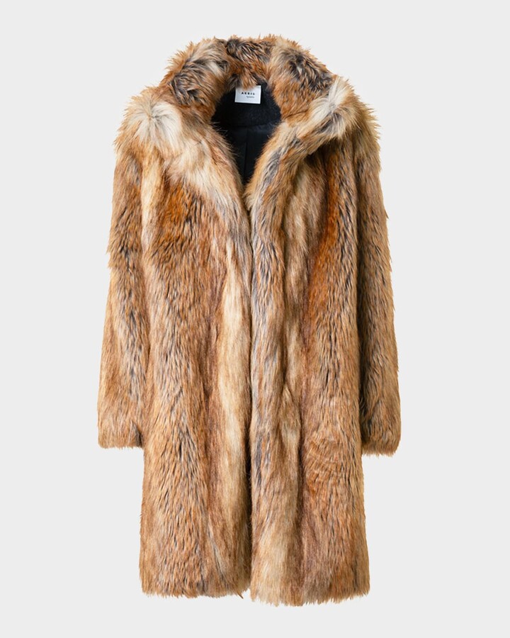 Akris Punto Faux-Fur Coat