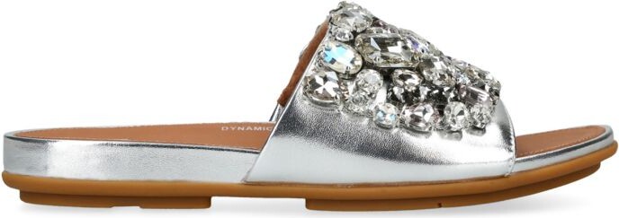 FitFlop Jewel-Deluxe Gracie Slides - ShopStyle Sandals